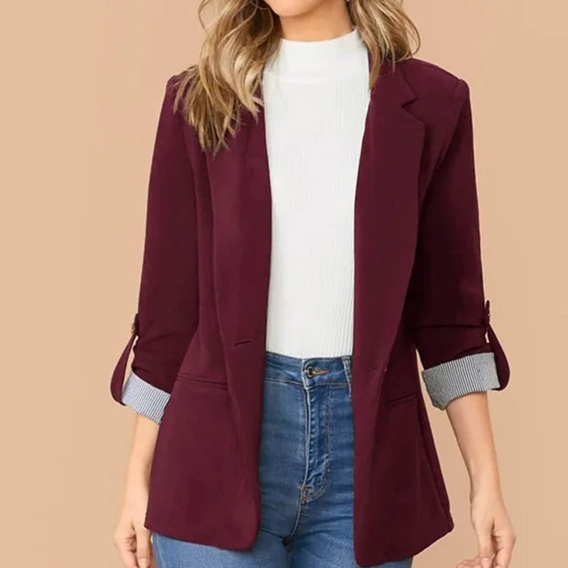 Valenzora - Pink Fashionable Blazer