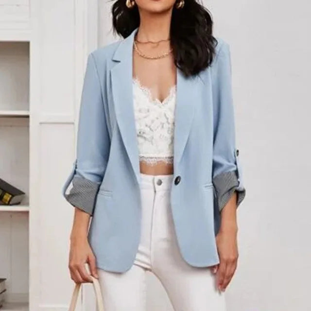 Valenzora - Pink Fashionable Blazer
