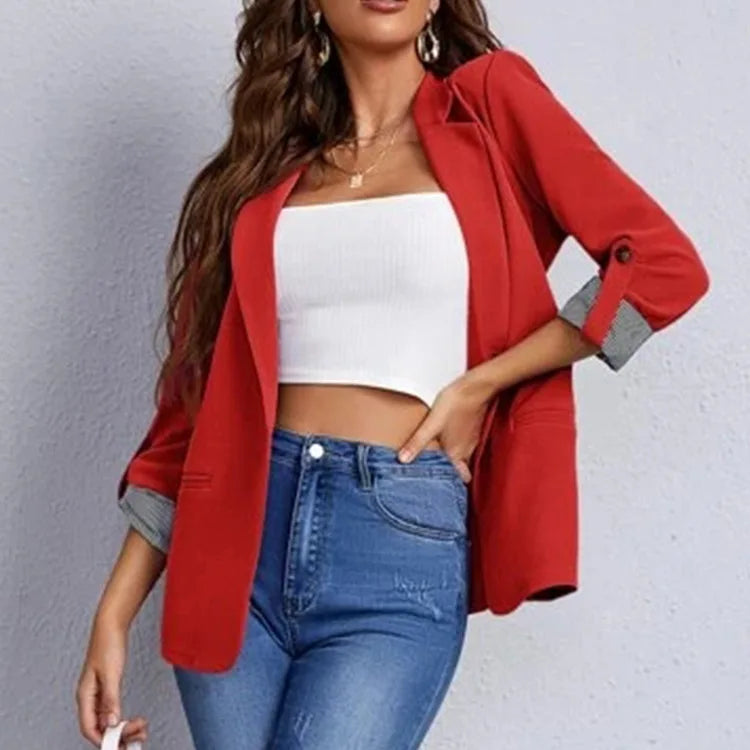 Valenzora - Pink Fashionable Blazer