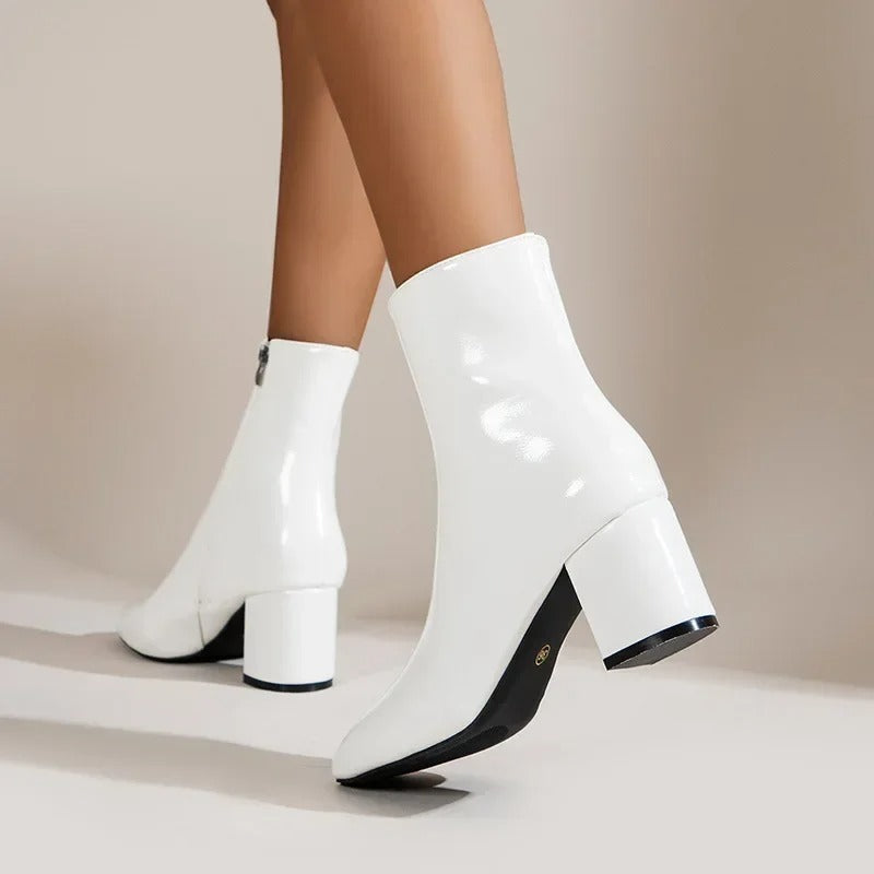 Valenzora | Salomé Stylish Ankle Boots with Block Heel