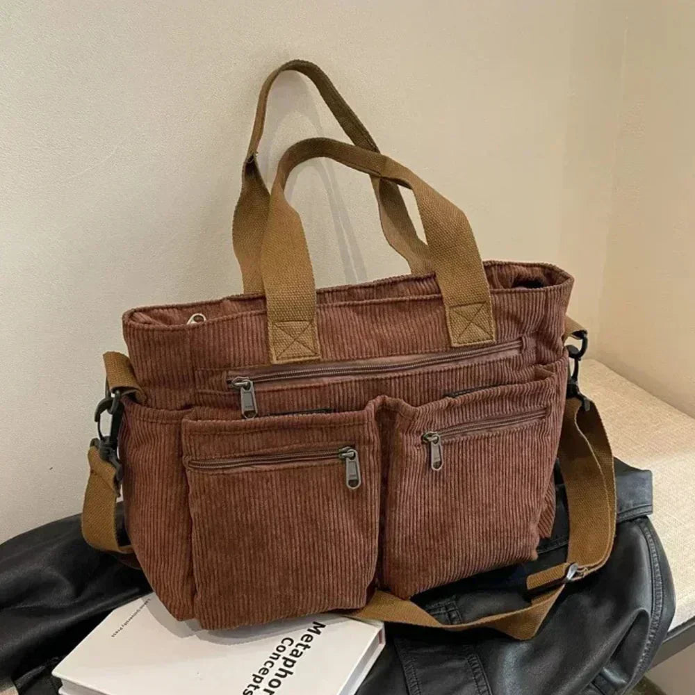 Valenzora | Corduroy Tote Bag