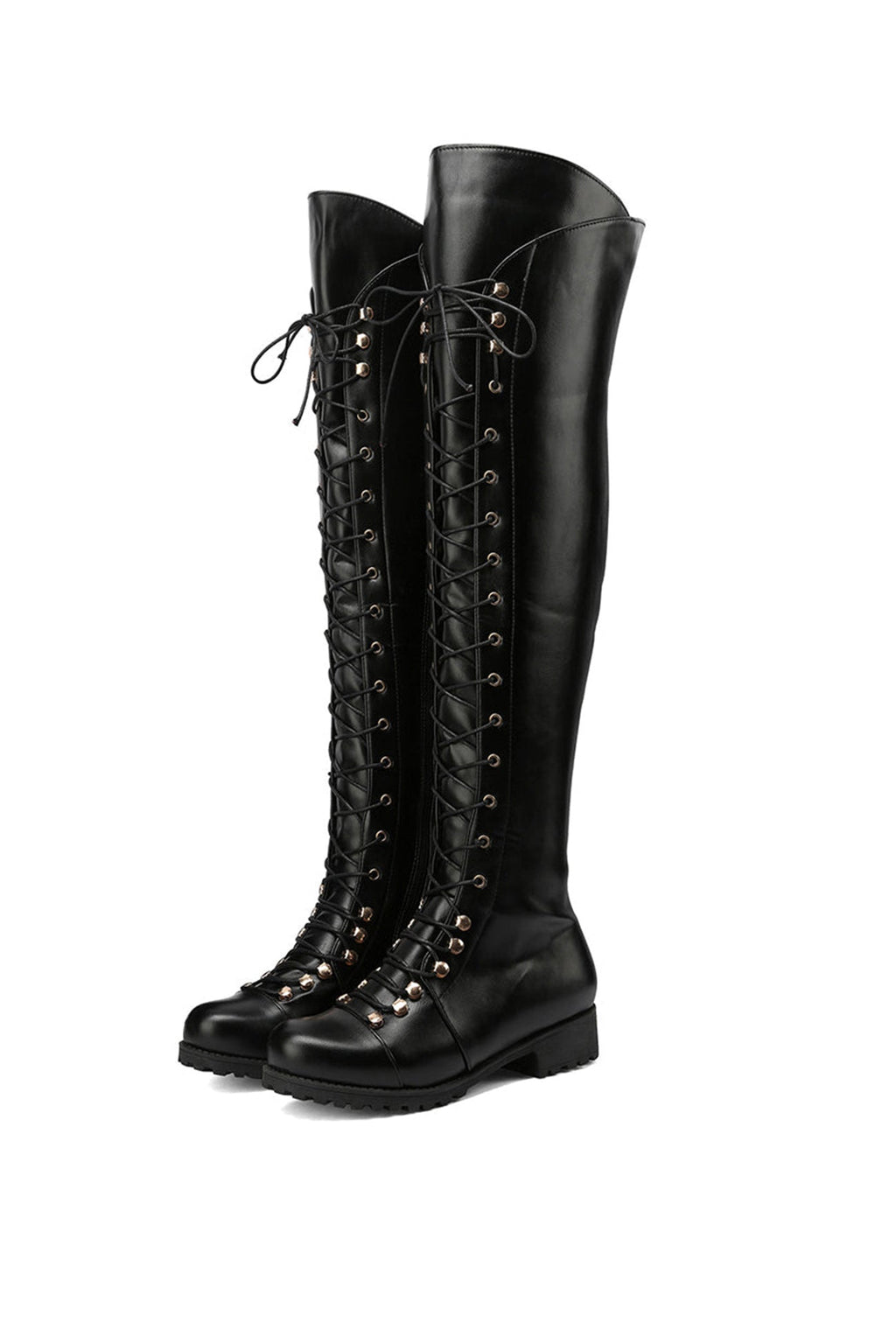 Valenzora | Over-the-knee boots with laces