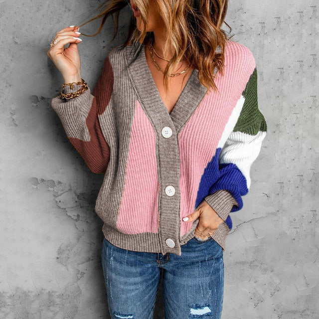 Valenzora | Cardigan in contrasting color