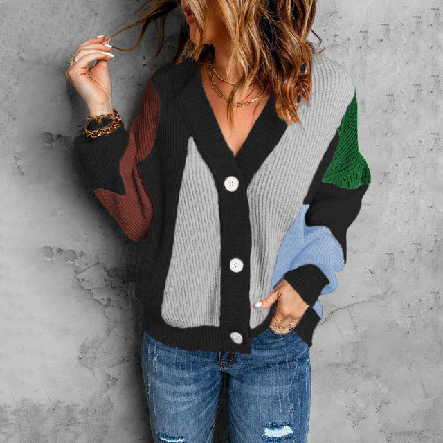 Valenzora | Cardigan in contrasting color