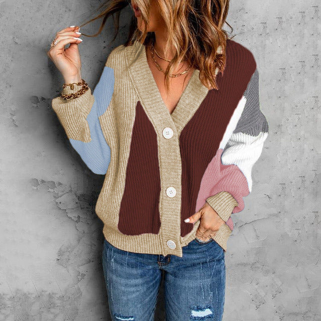 Valenzora | Cardigan in contrasting color