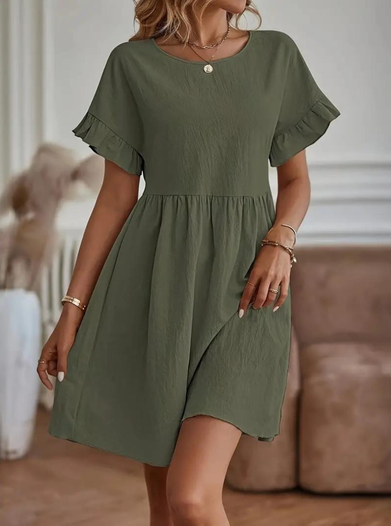 Valenzora | Casual Shirt Mini Dress