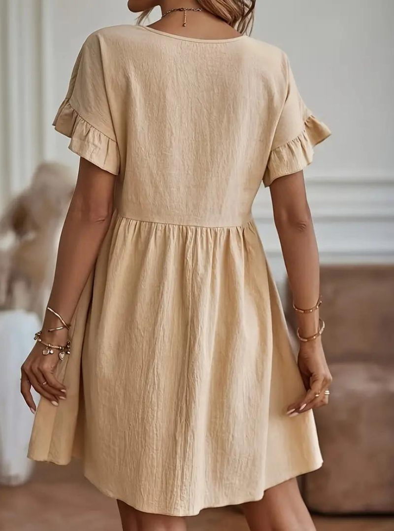 Valenzora | Casual Shirt Mini Dress