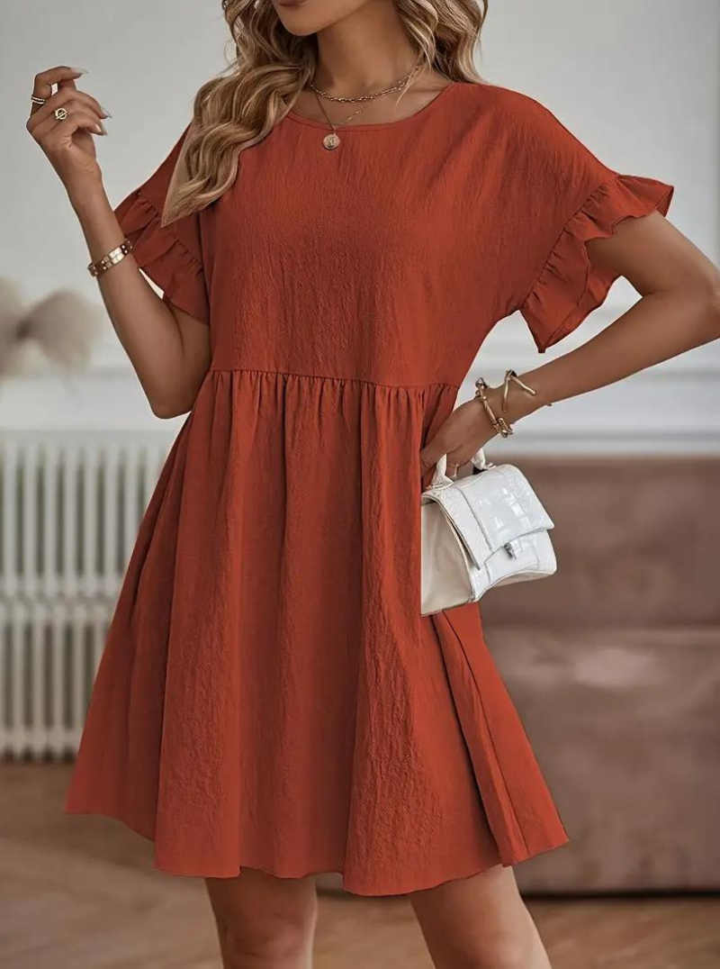 Valenzora | Casual Shirt Mini Dress