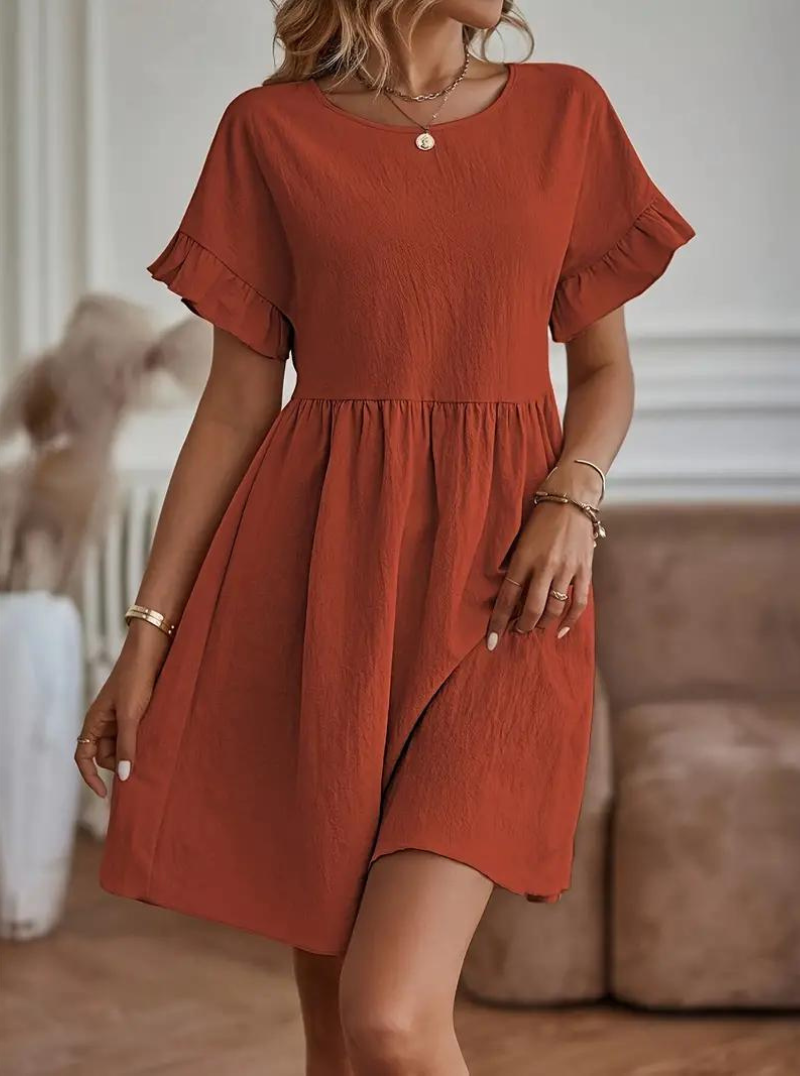 Valenzora | Casual Shirt Mini Dress