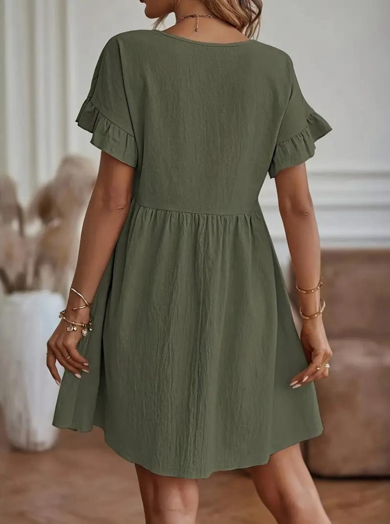 Valenzora | Casual Shirt Mini Dress