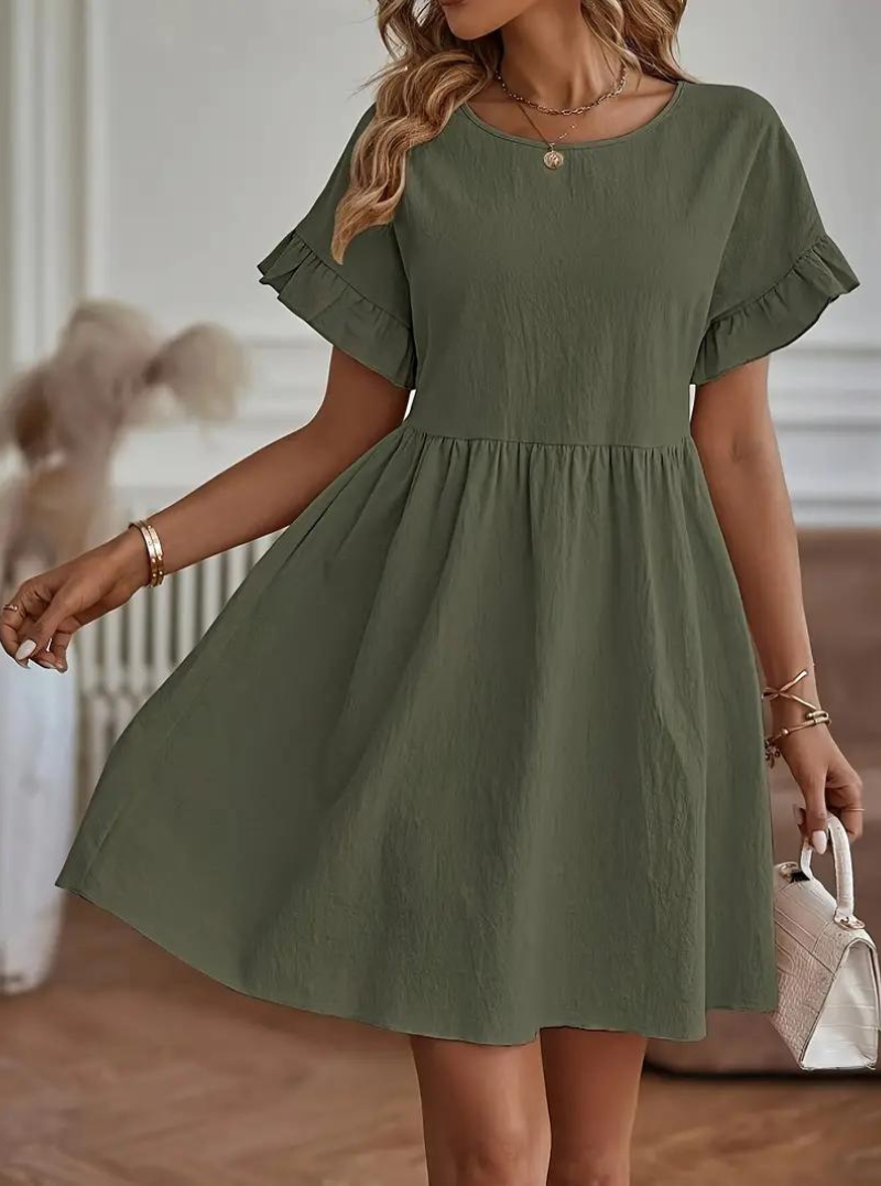Valenzora | Casual Shirt Mini Dress