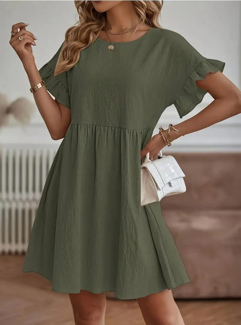 Valenzora | Casual Shirt Mini Dress