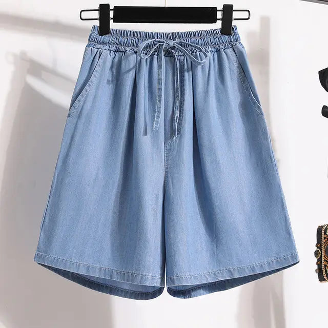 FlexFrei SummerCut Denim Shorts