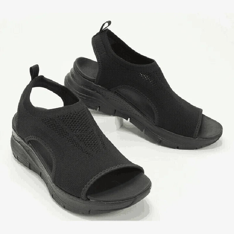Valenzora - Summer sports sandals with orthopedic sole and washable slingback
