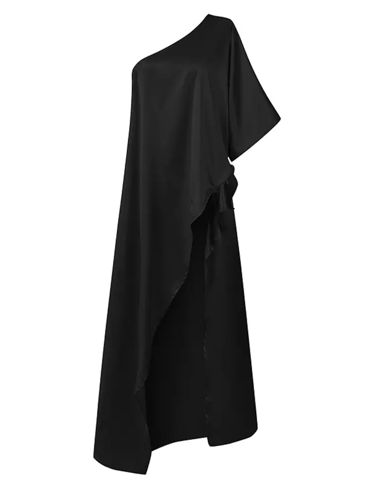 Valenzora | Damen Sommer Bluse Sexy One Shoulder Partykleider