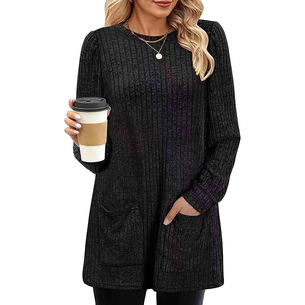 Valenzora | Autumn and Winter new mid-length sweater dress for women