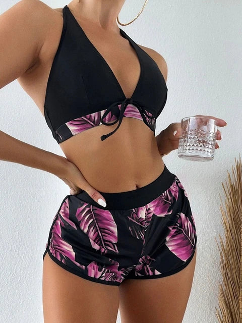 Valenzora | Bikini mit Blättermuster