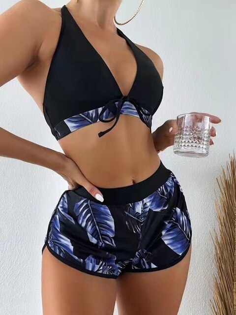 Valenzora | Bikini mit Blättermuster