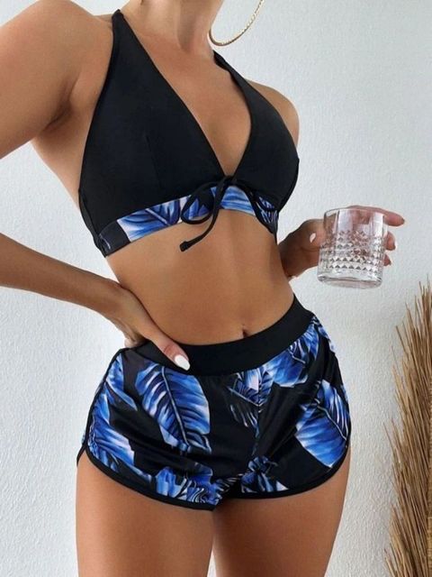 Valenzora | Bikini mit Blättermuster