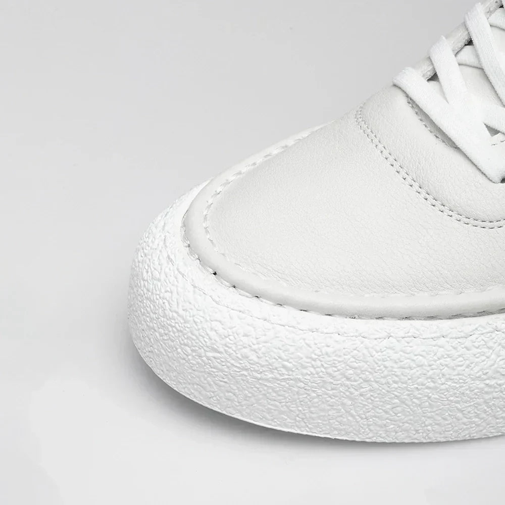 Valenzora | Premium-Ledersneaker mit weißer Sohle