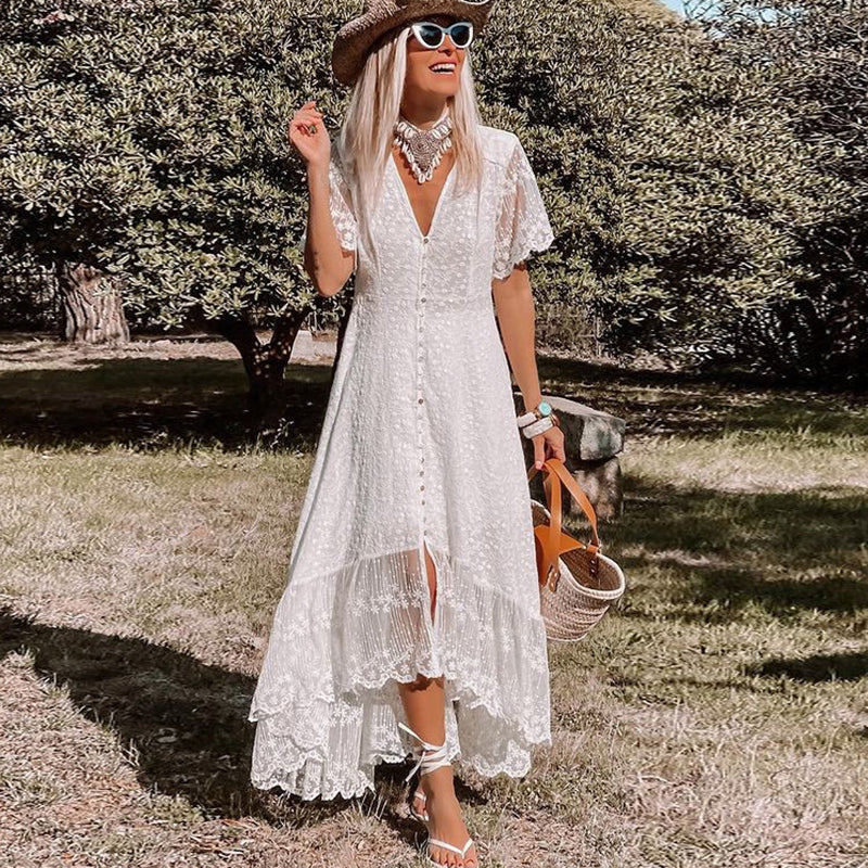 Valenzora | Boho-Spitzenkleid für Damen