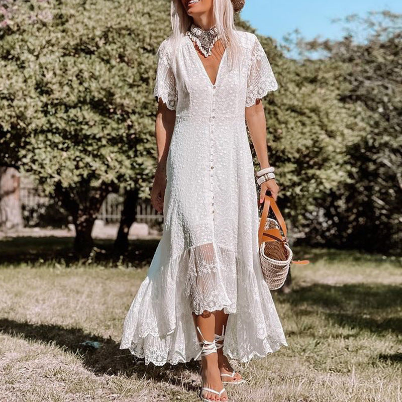 Valenzora | Boho-Spitzenkleid für Damen