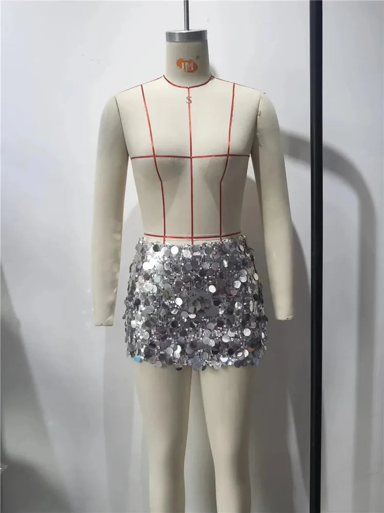 Valenzora | Glamour in Motion: Mini sequin skirt 2026 for women