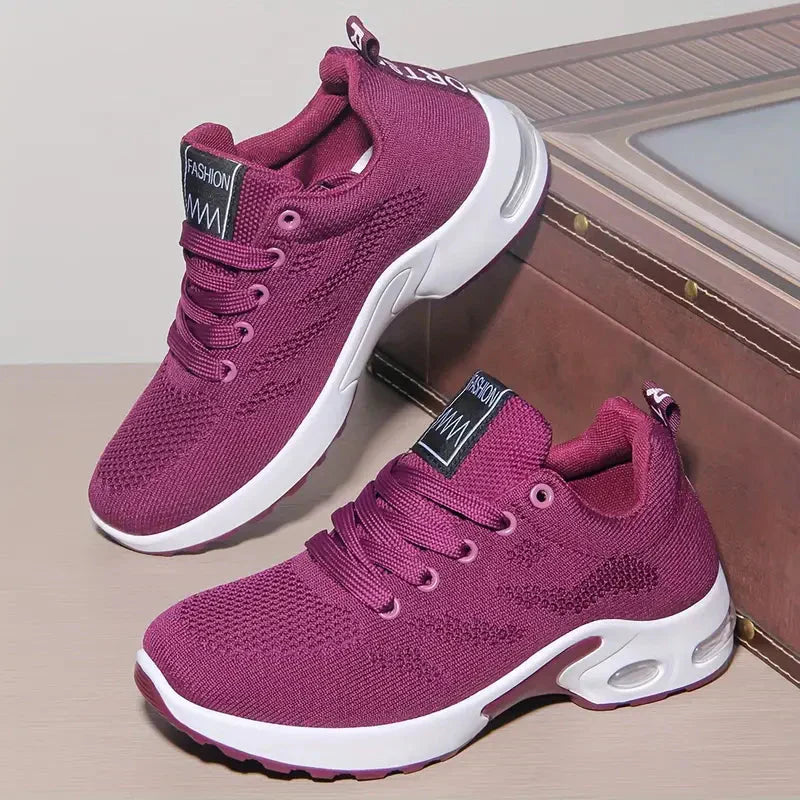 Valenzora | Soft sole air cushioning women's sneakers hiking shoes