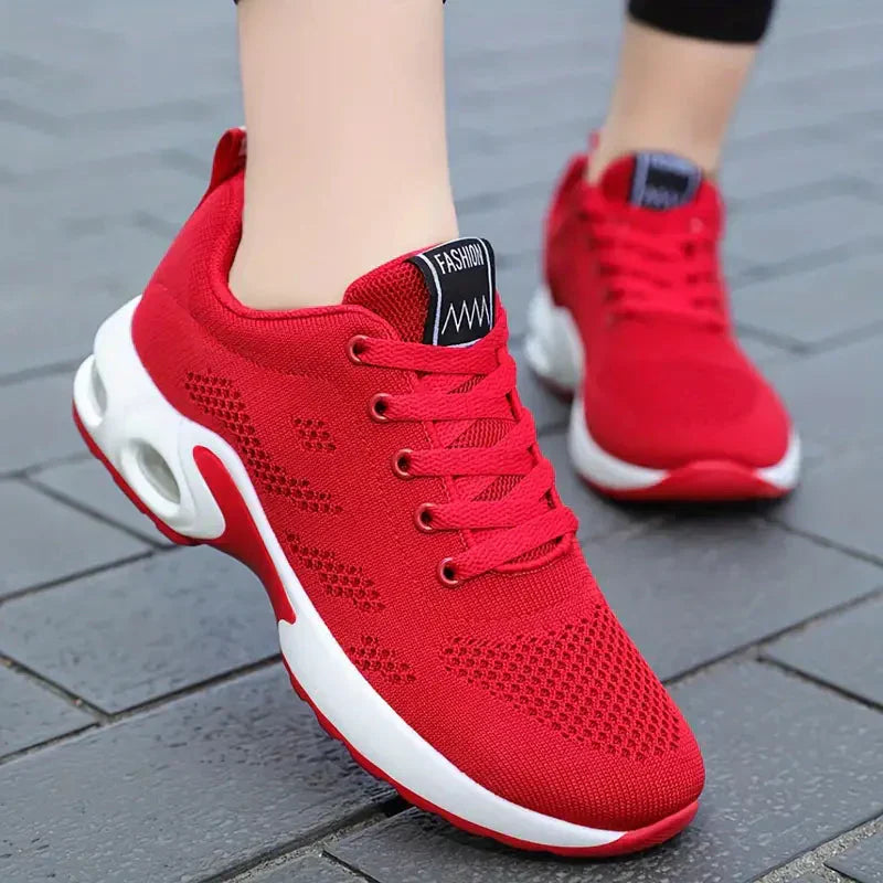 Valenzora | Soft sole air cushioning women's sneakers hiking shoes