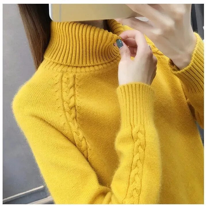 Valenzora – Eleganter Rollkragenpullover für Damen