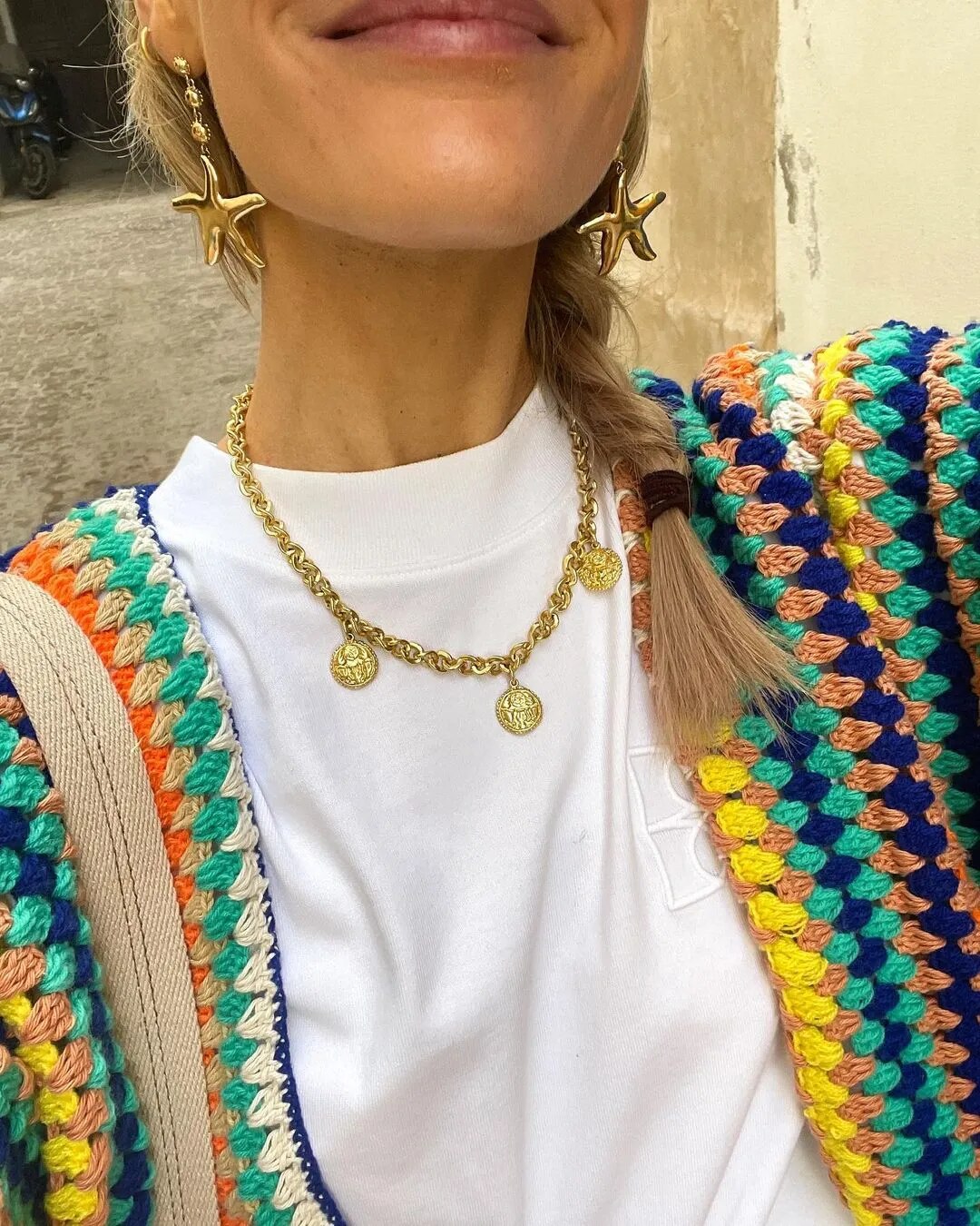 Valenzora | Colorful crocheted cardigan