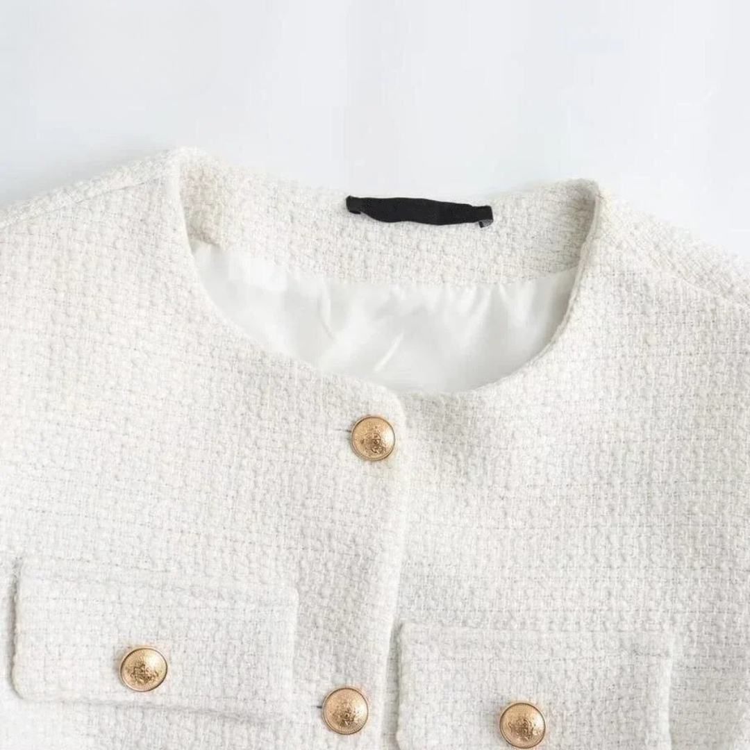 Valenzora | Elegant tweed jacket