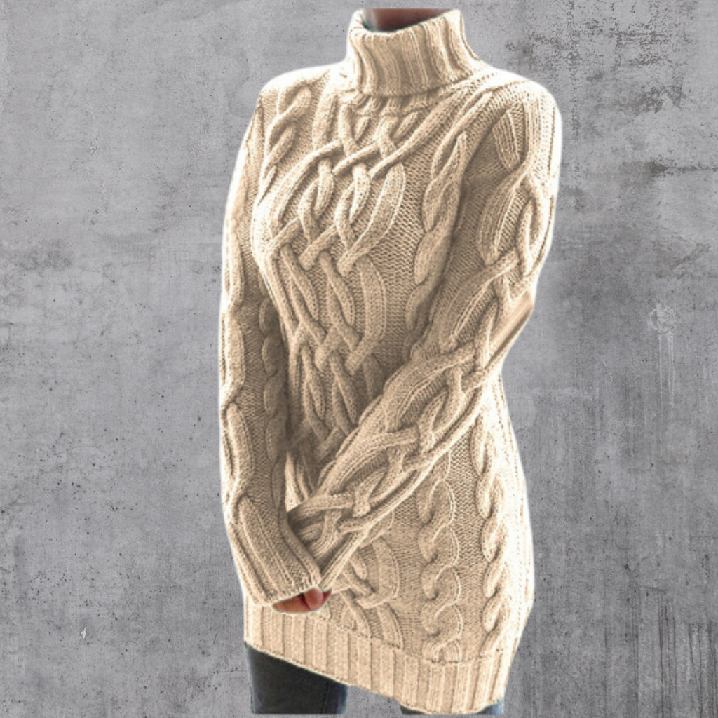 Valenzora | Stylish Warm Long Turtleneck Sweater