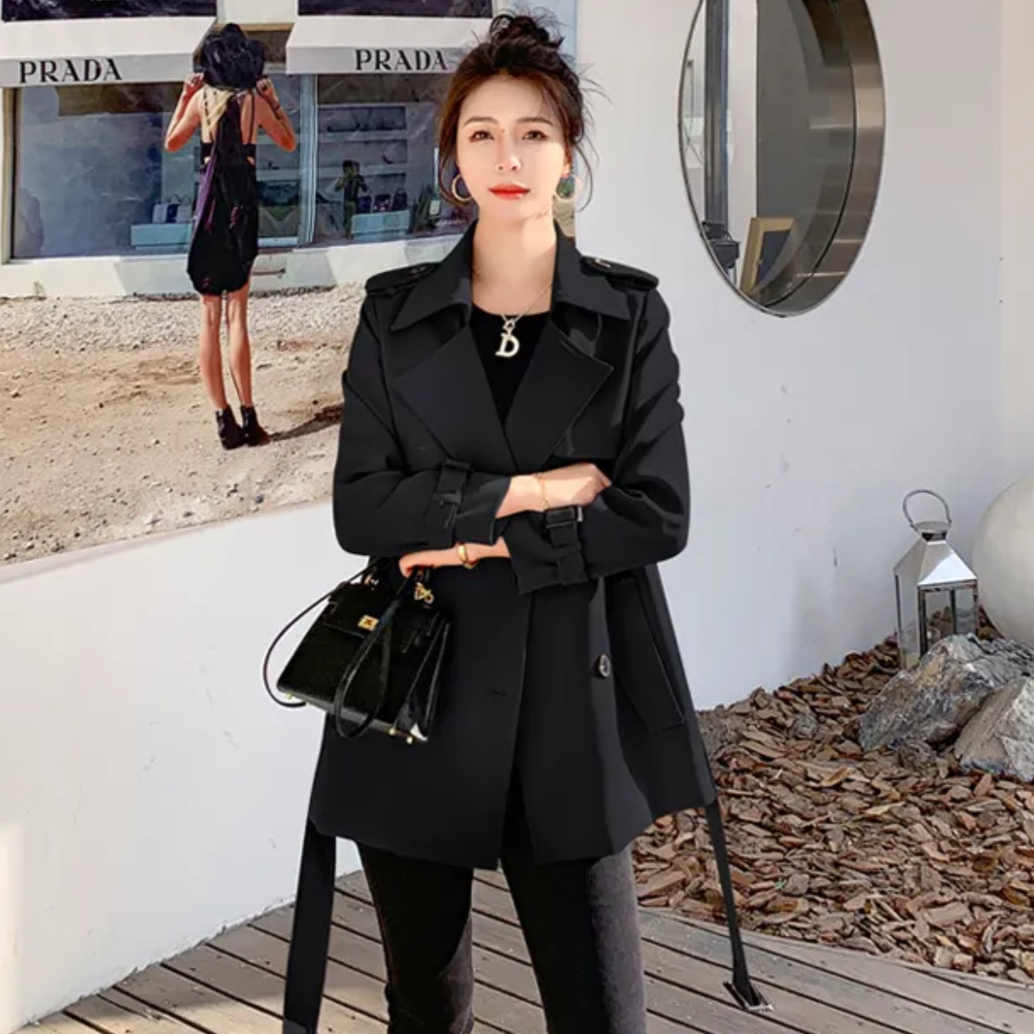 Valenzora | Casual women's trench coat