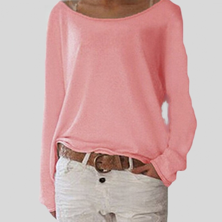Valenzora | Leichter Pullover mit Rundhalsausschnitt für Damen