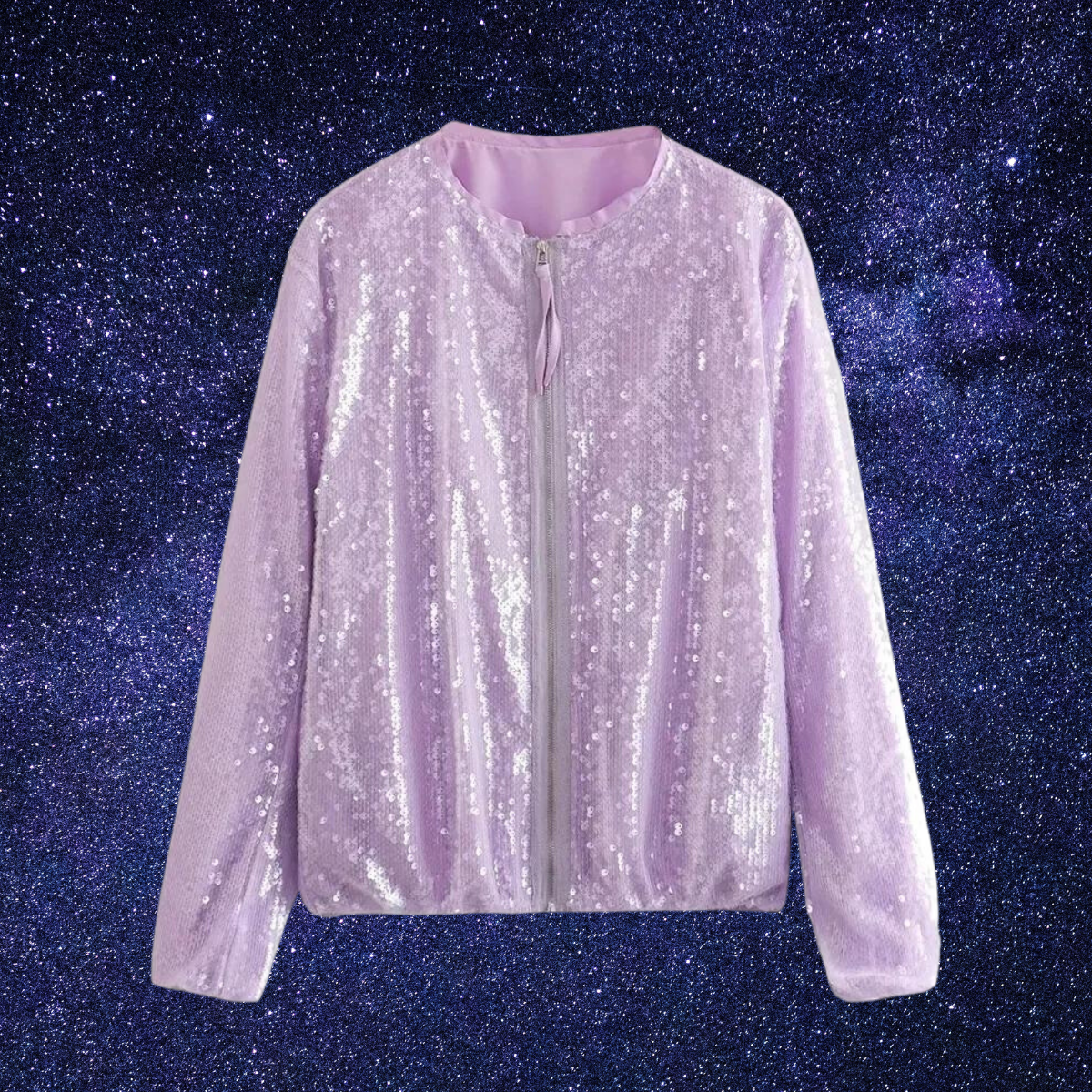 Shiny bomber coat, Main Street