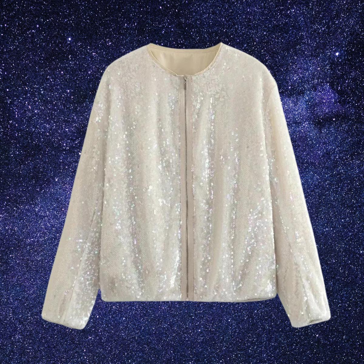 Shiny bomber coat, Main Street