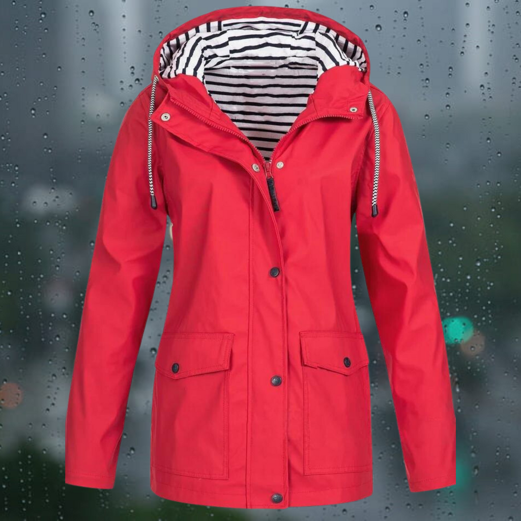 Valenzora | Casual windproof rain jacket for women