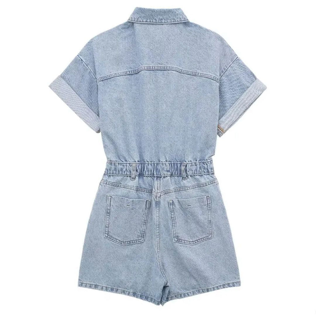 Valenzora | Slim fit & sexy denim jumpsuit