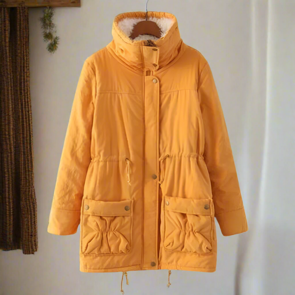 Valenzora | Warm cotton winter jacket for women with hood