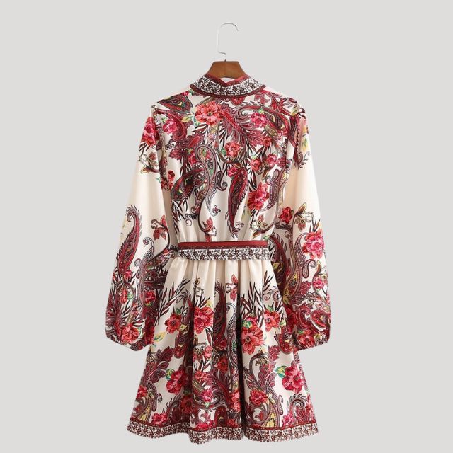 Valenzora | Midikleid mit Kaschmir-Haptik und Taillengürtel