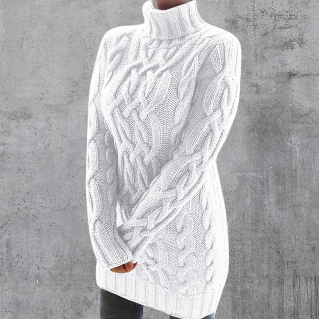 Valenzora | Stylish Warm Long Turtleneck Sweater