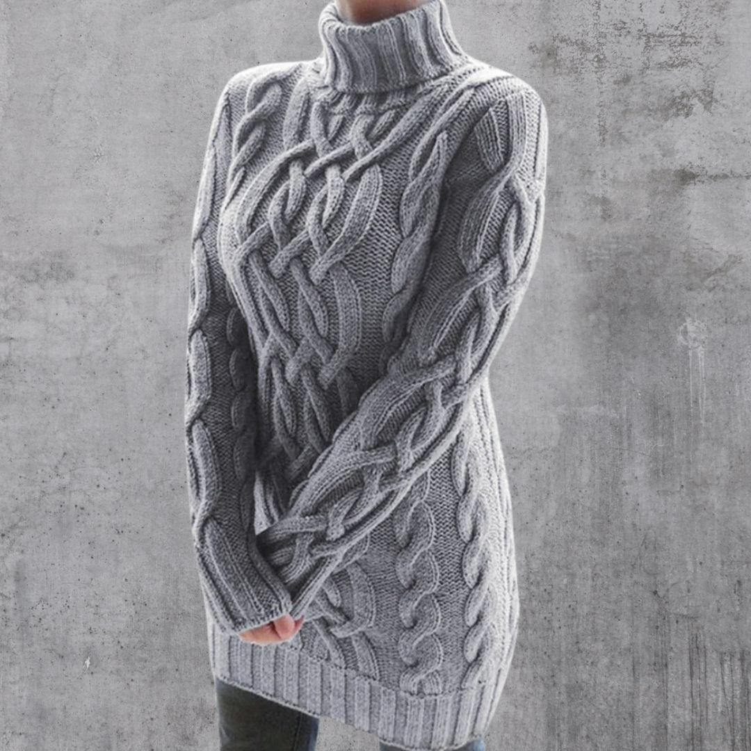 Valenzora | Stylish Warm Long Turtleneck Sweater