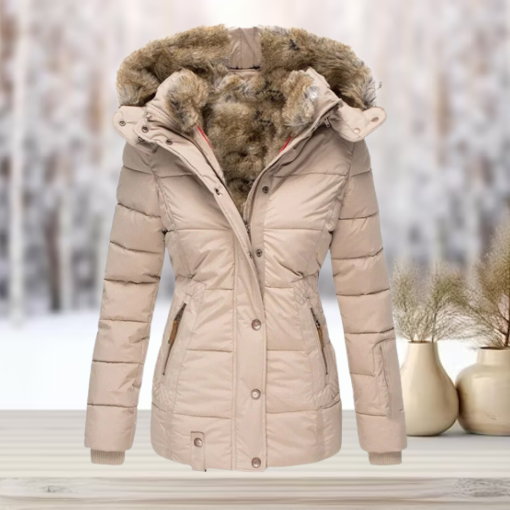 Valenzora | Elegante Winterfelljacke mit Kapuze 2026