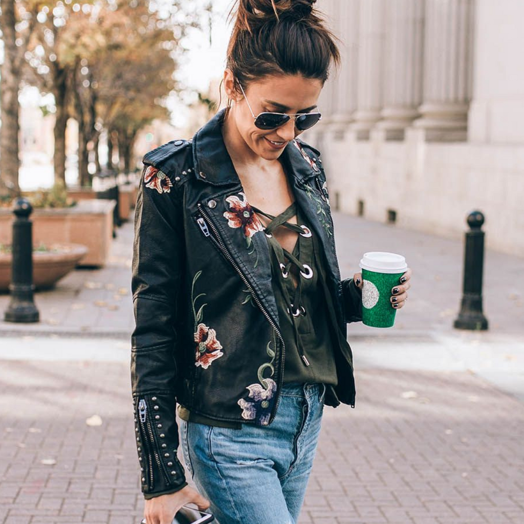 Valenzora | Stylish floral jacket for women
