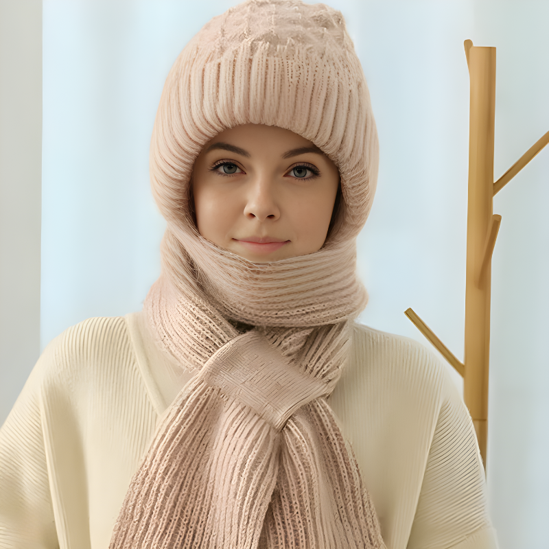 Valenzora | Hat and scarf set - warm women's winter accessories