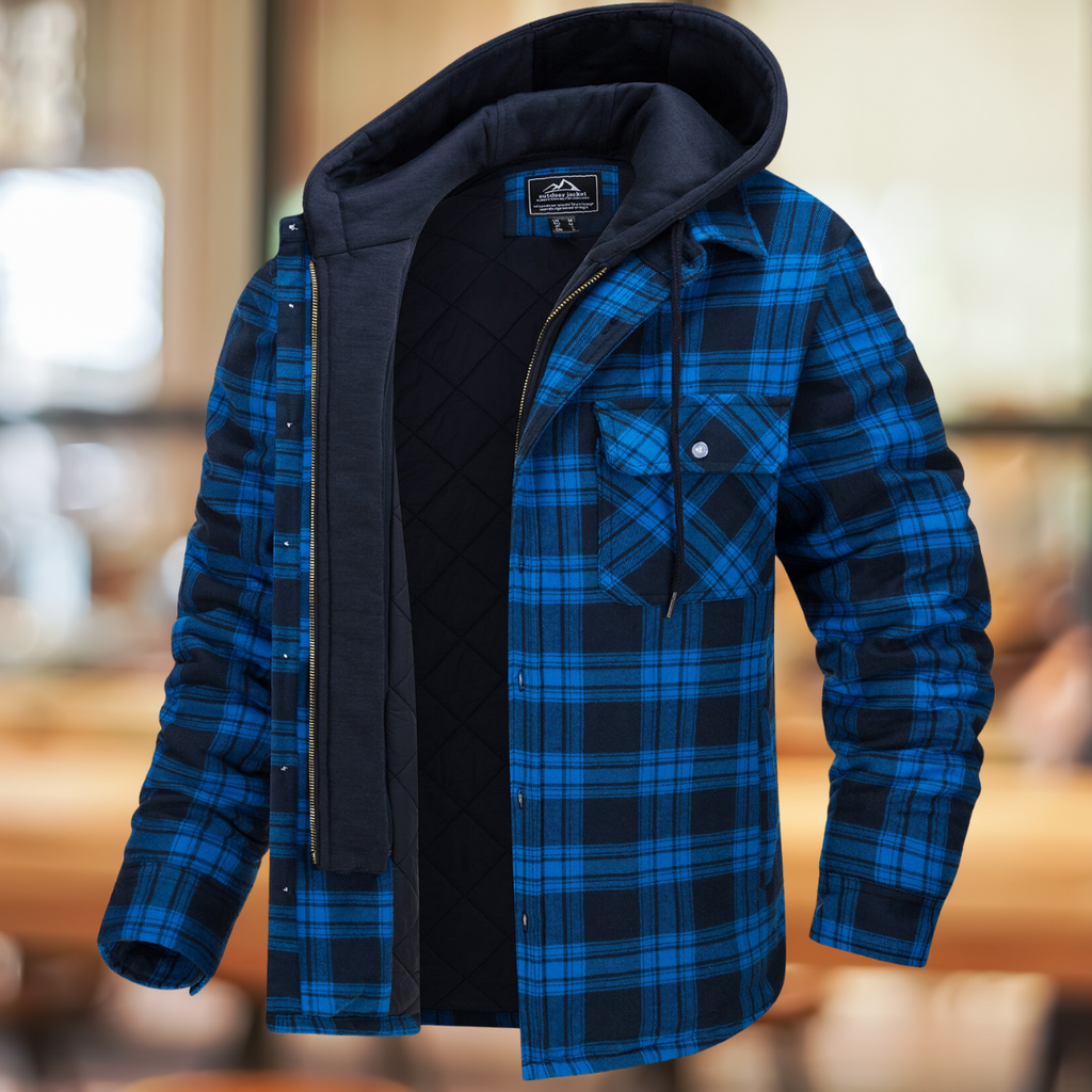 The new cozy plaid sweater