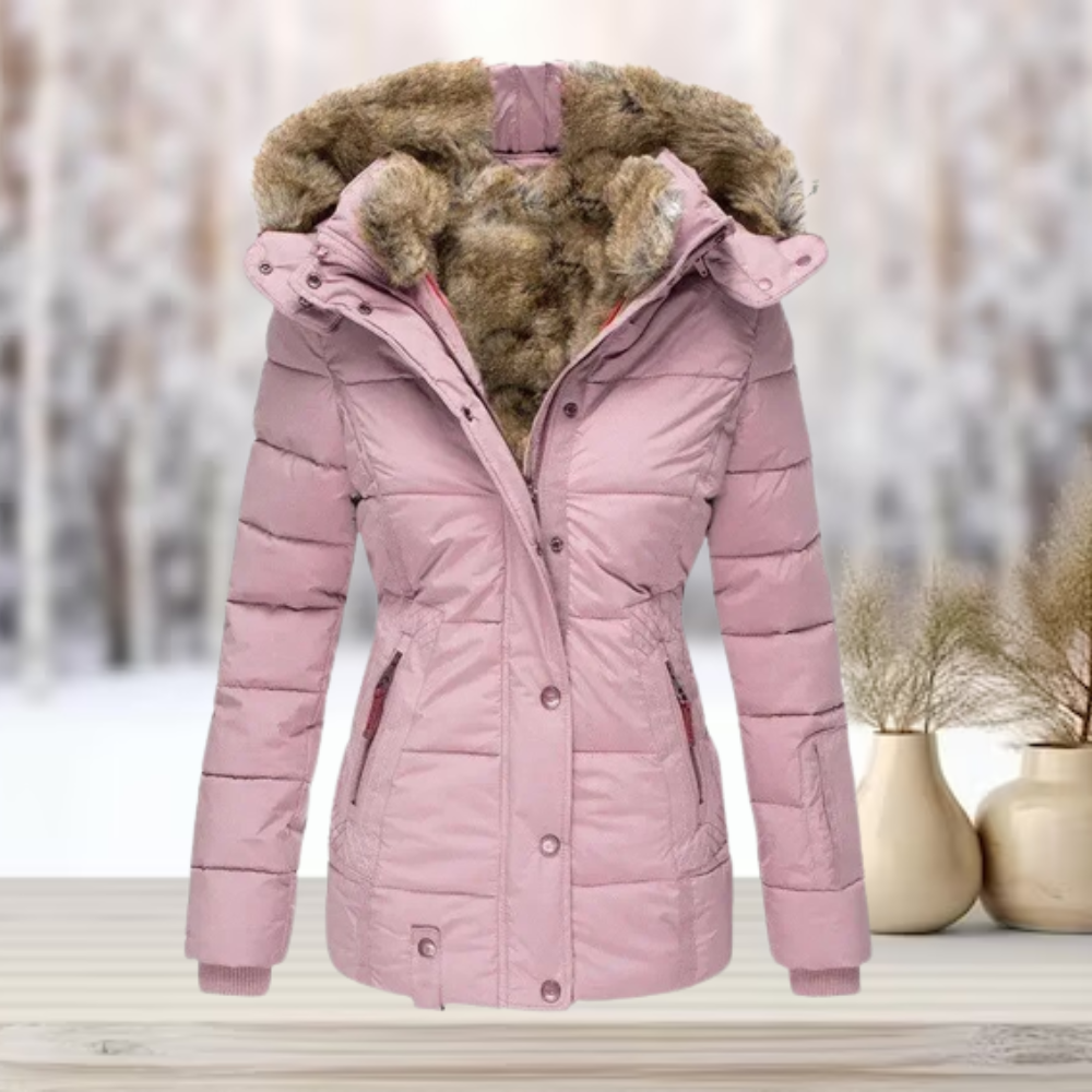 Valenzora | Elegante Winterfelljacke mit Kapuze 2026