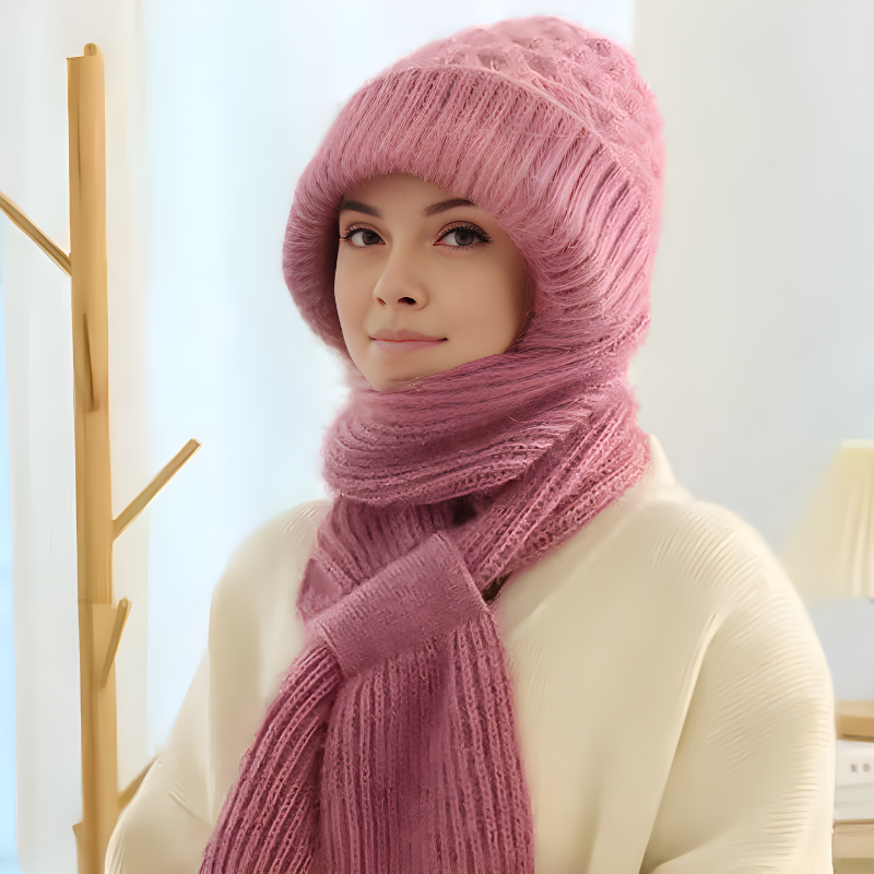 Valenzora | Hat and scarf set - warm women's winter accessories
