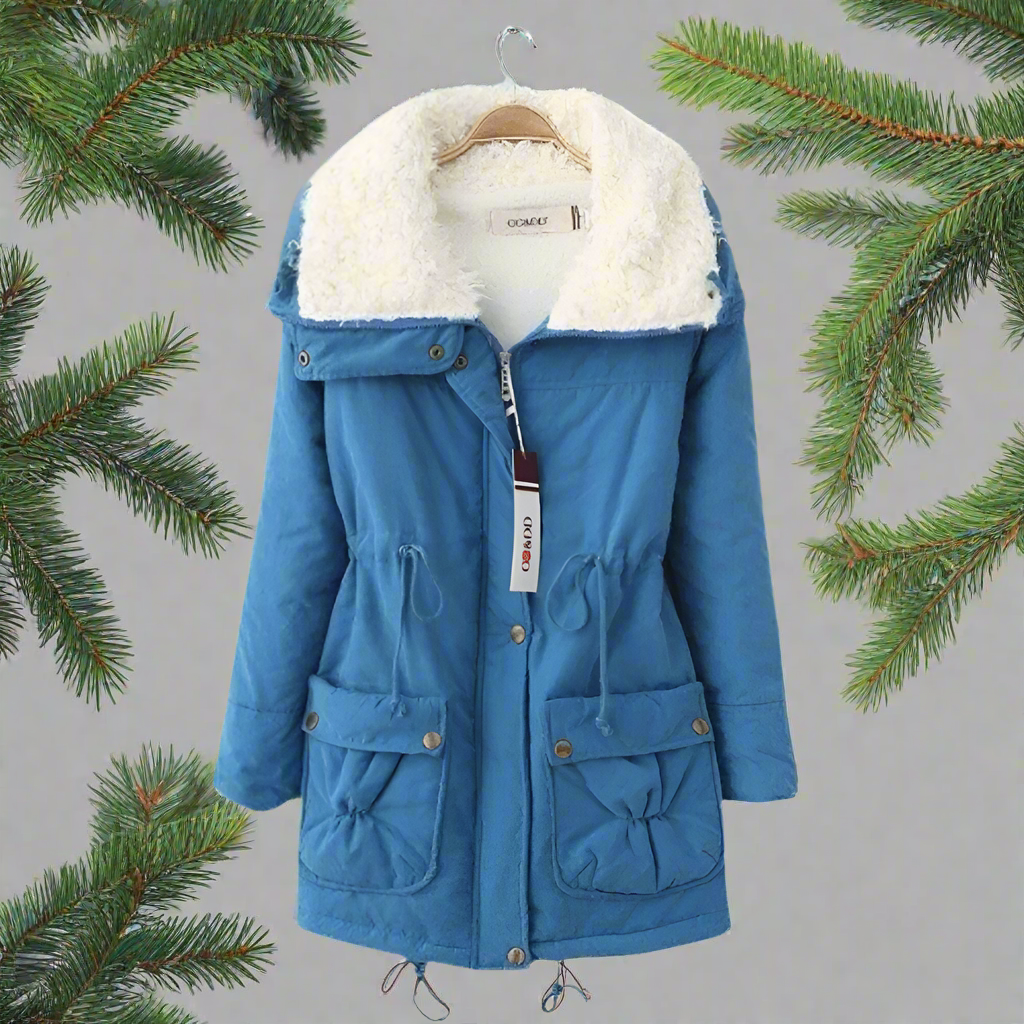 Valenzora | Warm cotton winter jacket for women with hood